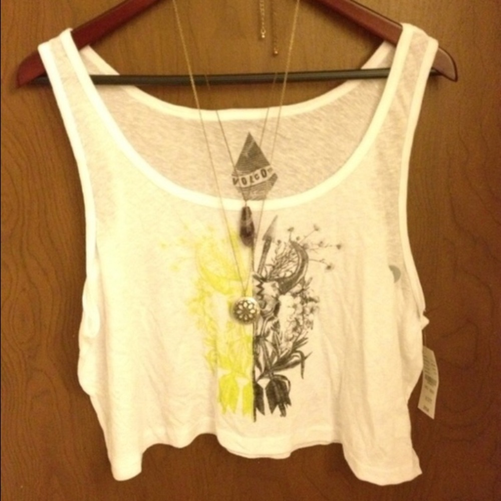 Y2K Volcom Inner Death Crop Top